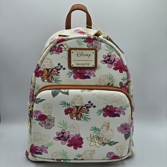 Loungefly Disney Princess Floral Backpack - Picture 9 of 9